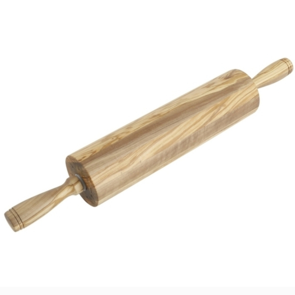 💜 SALE New Pioneer Woman Olive Wood 10.5-Inch Rolling Pin